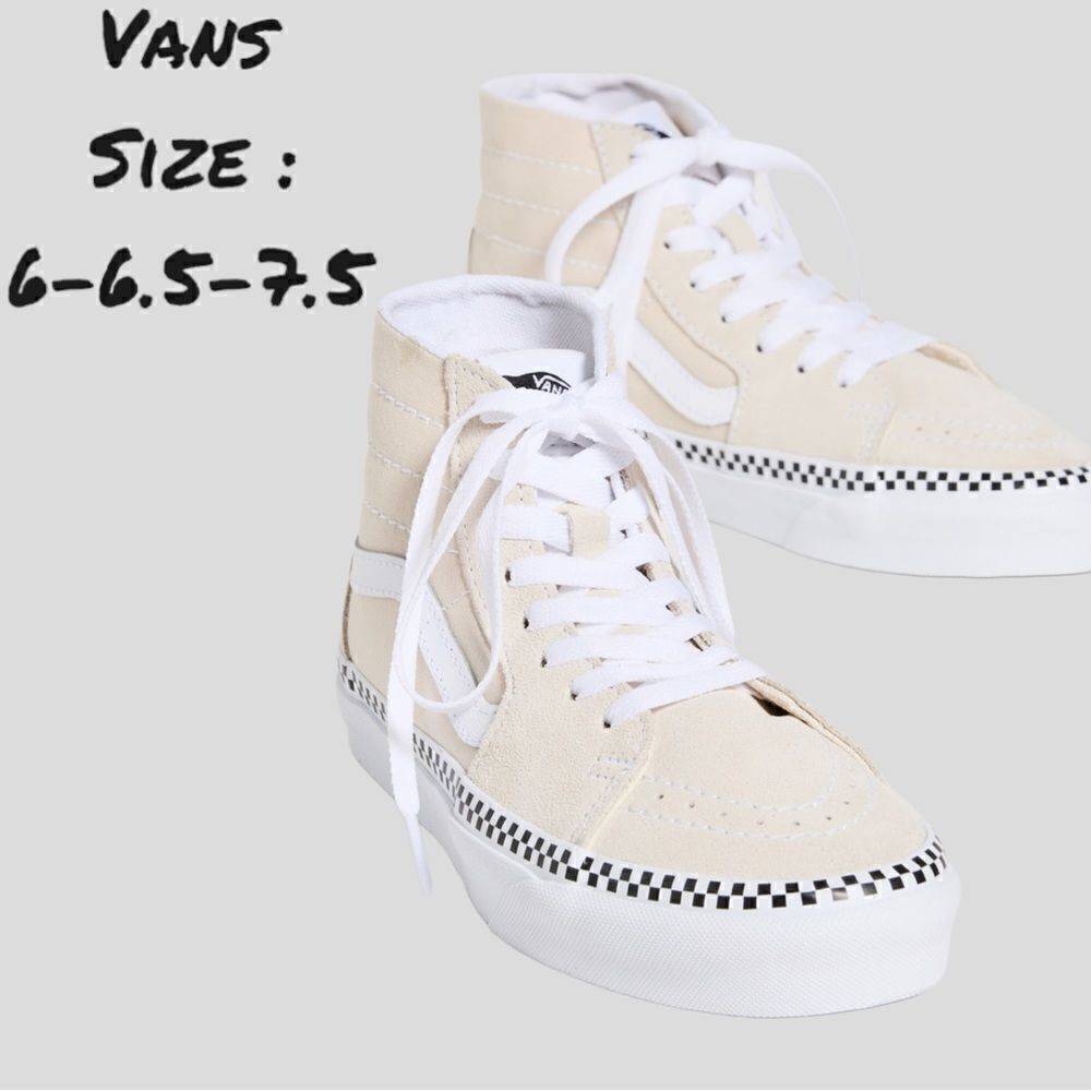 NEW VANS High top canvas sneakers